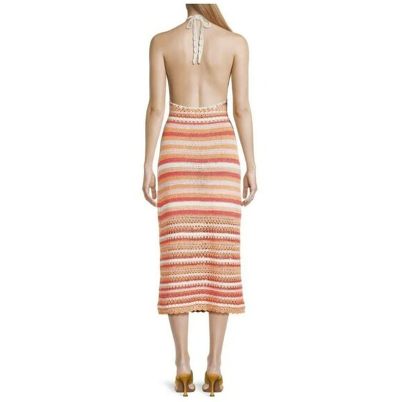 Ramy Brook $495 Amal Crochet Midi Dress Size Small NWT - Picture 2 of 10